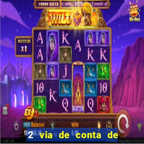 2 via de conta de luz coelba